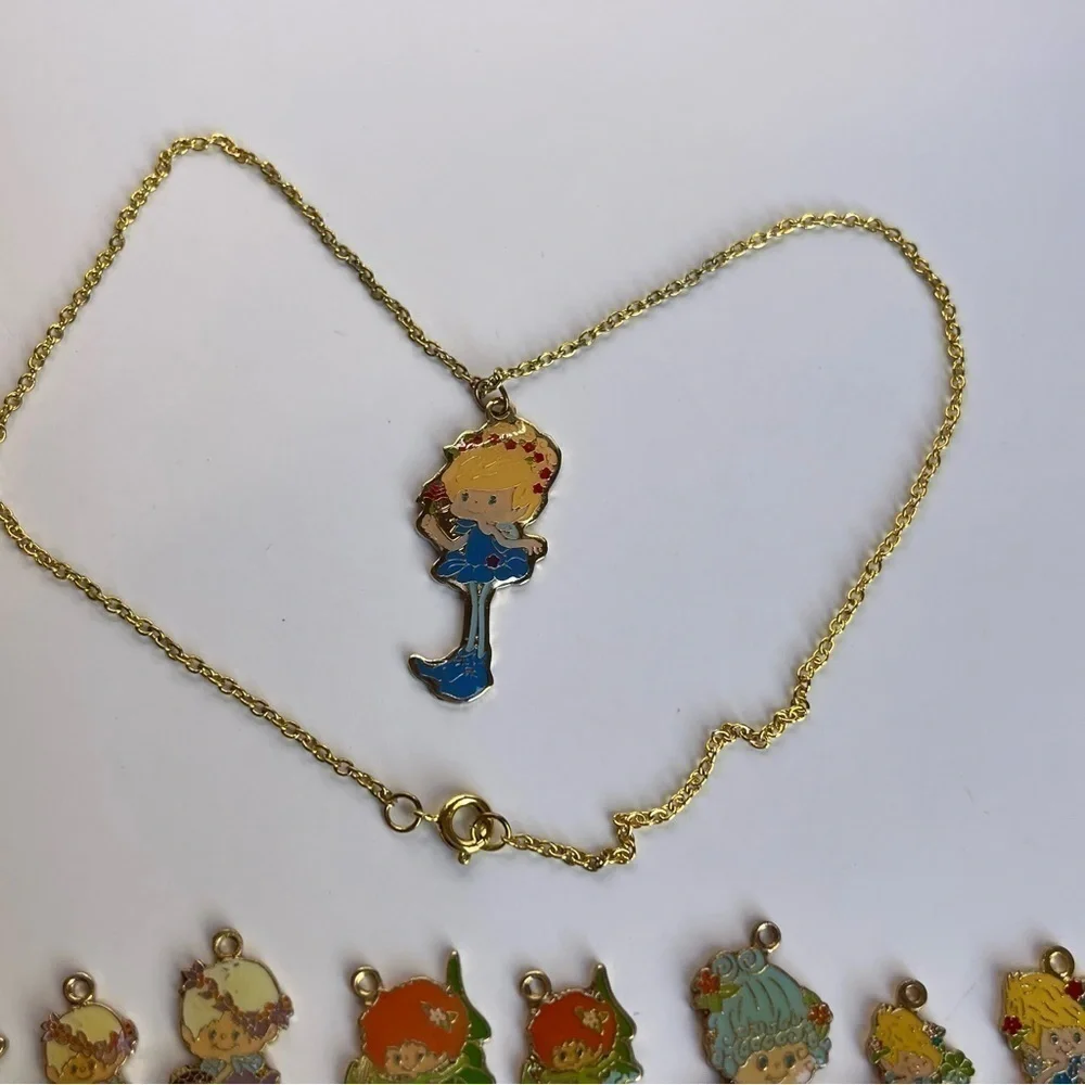 Herself the Elf Necklace 1980s Animated Cartoon Friends Charms Nostalgia NEW